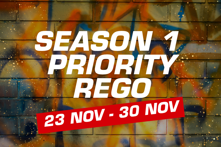 Season 1 Priority Rego